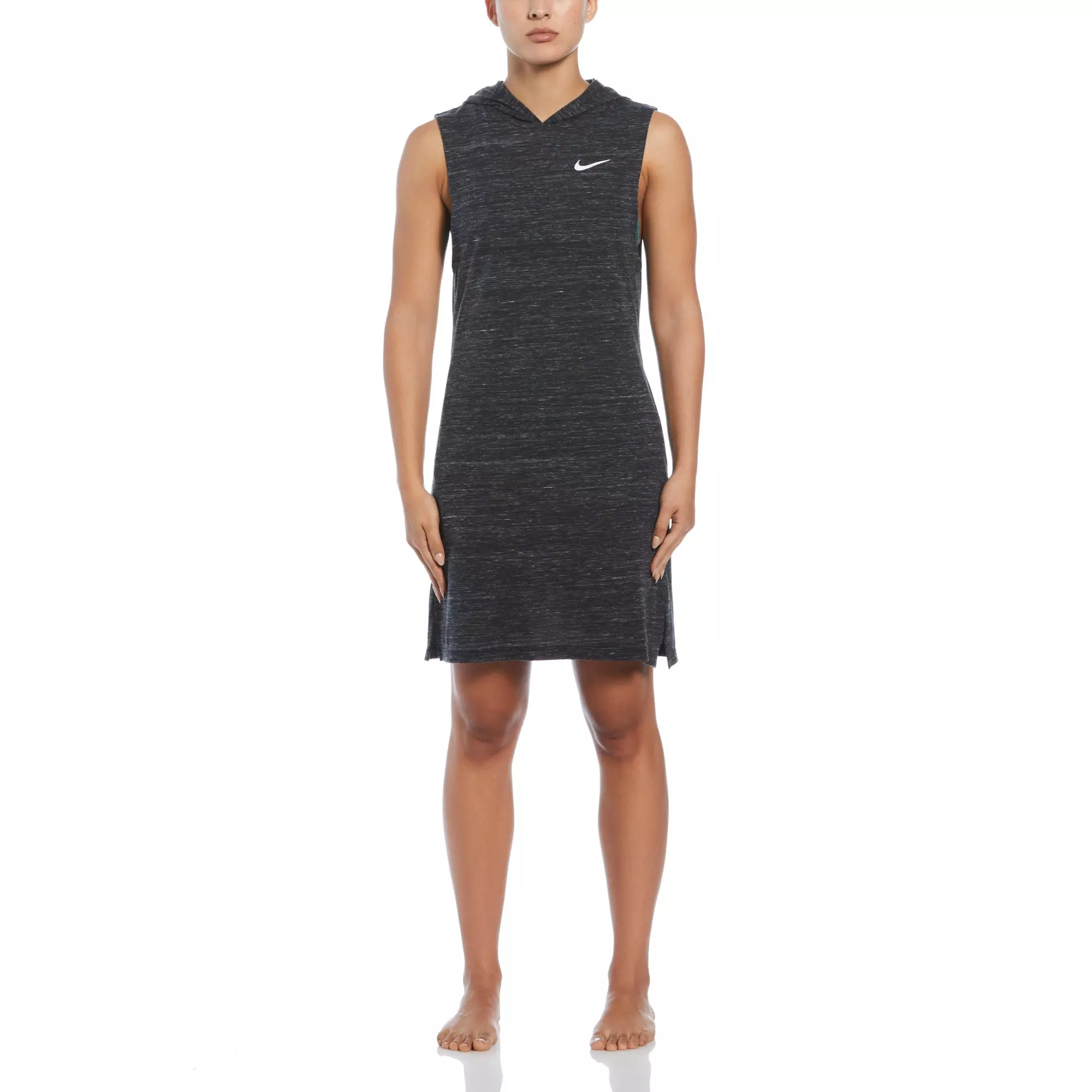 Nike Women's Swim Essential Hooded Cover-Up Dress